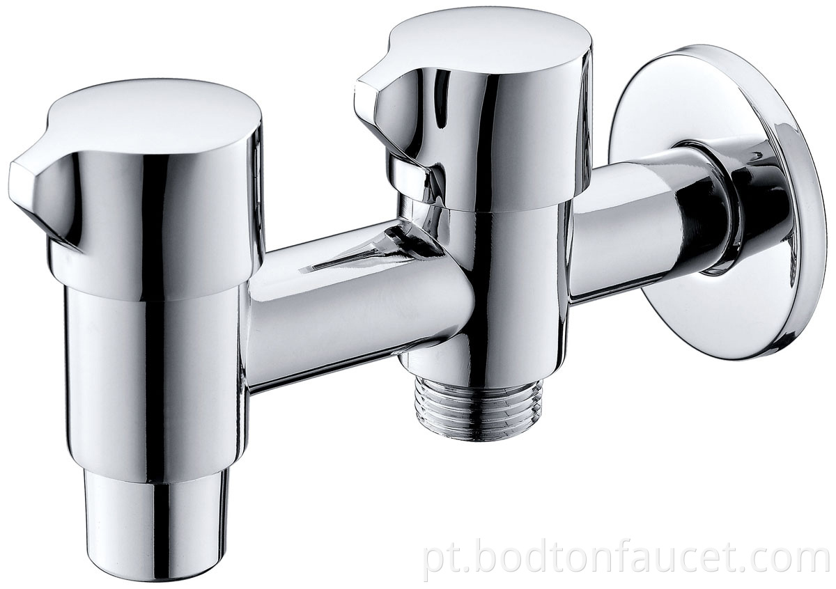 Zinc alloy faucet angle valve for bathtub